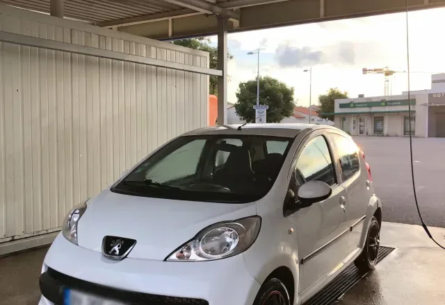 Après - Peugeot blanche rénovée